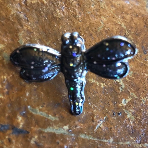 Sparkly irredentist Dragonfly pin brooch - Picture 2 of 3